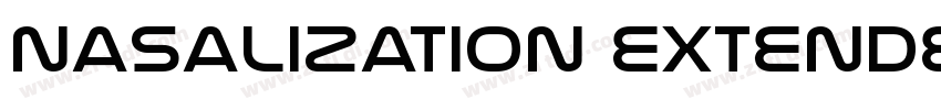Nasalization Extende字体转换